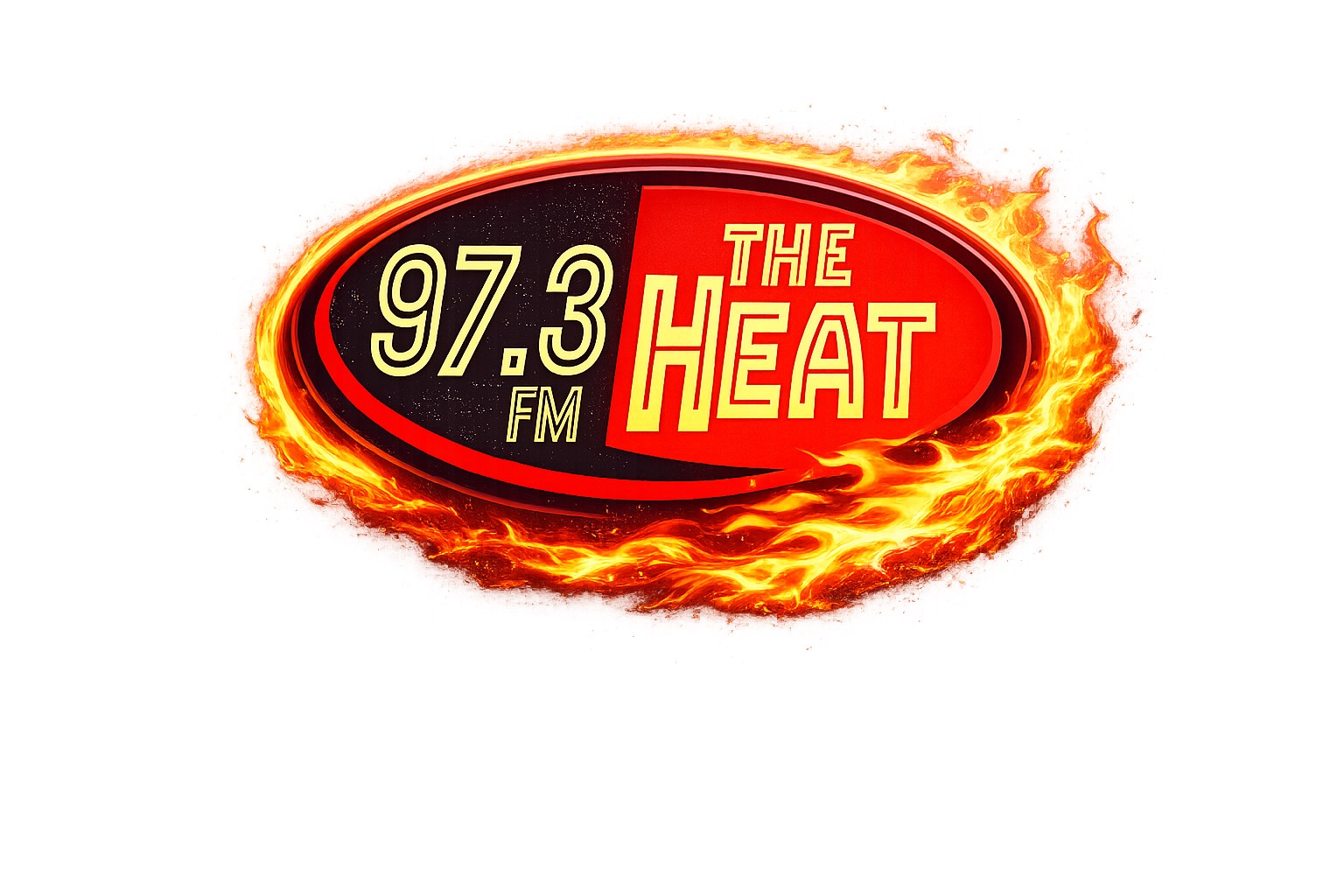 WJWC 97.3FM The Heat Logo
